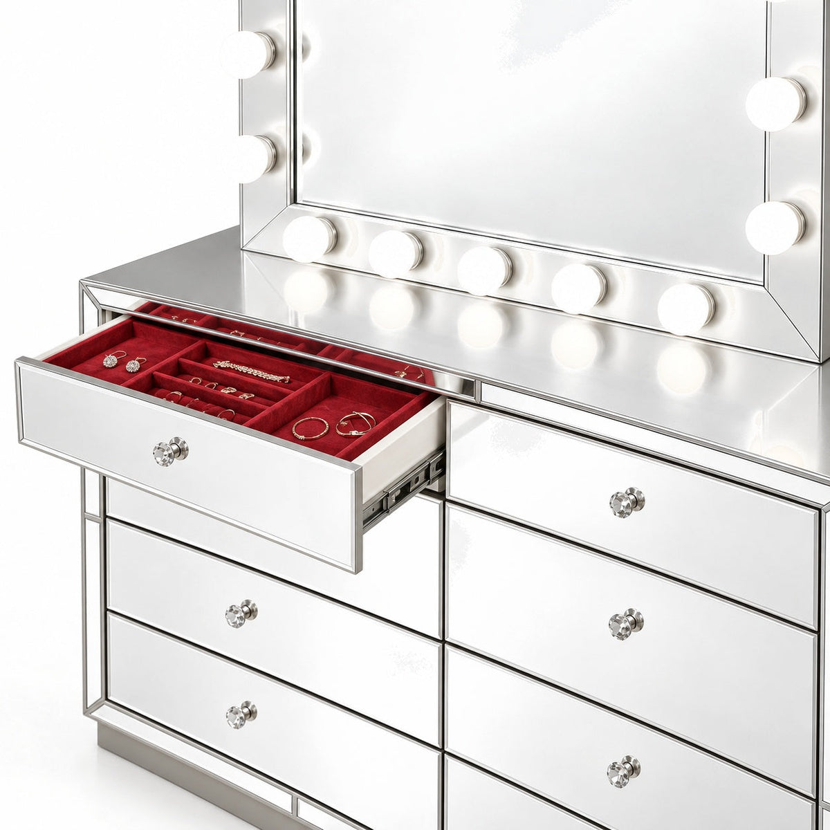 Lisbon Dresser with Mirror — detail