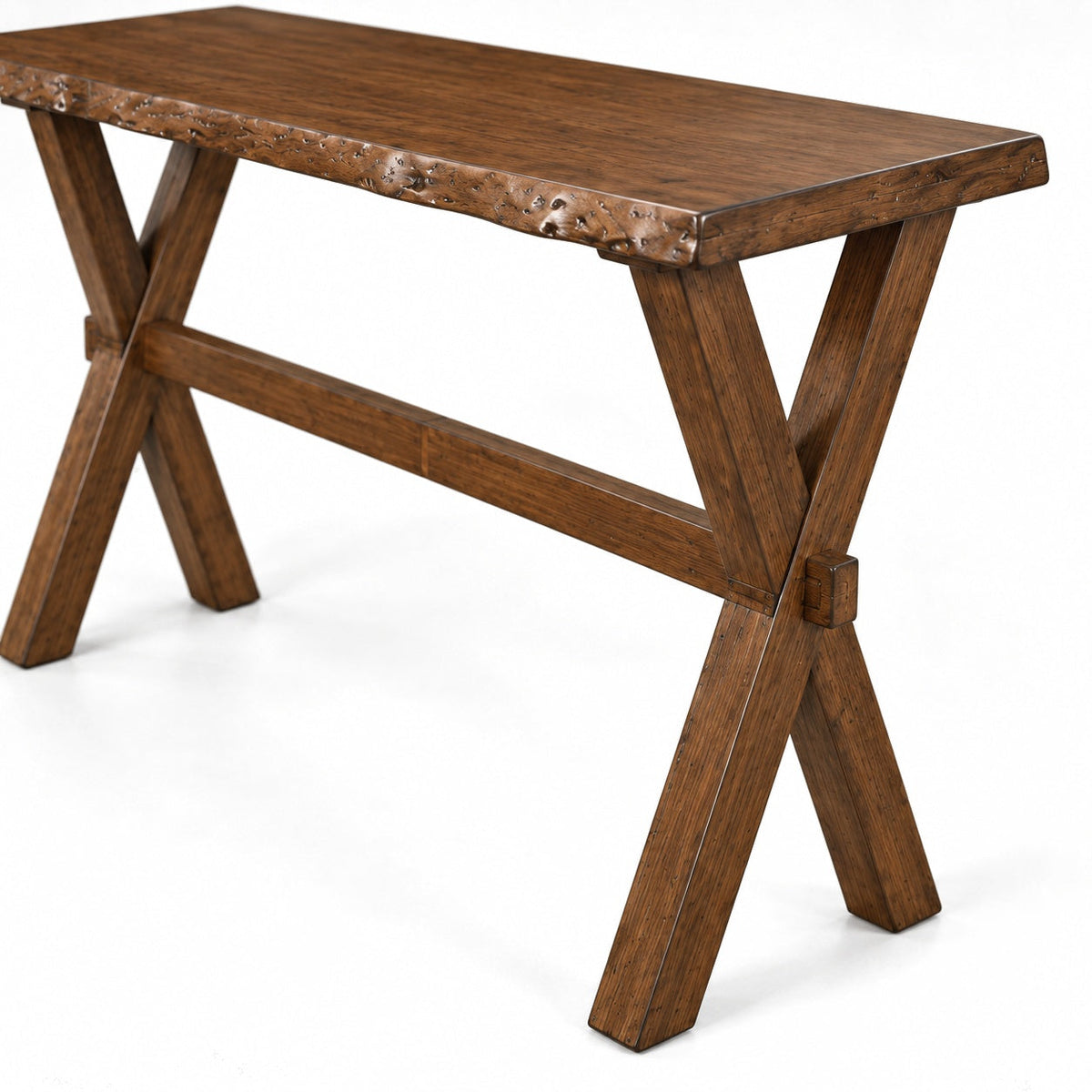 Live Edge Sofa Table — detail