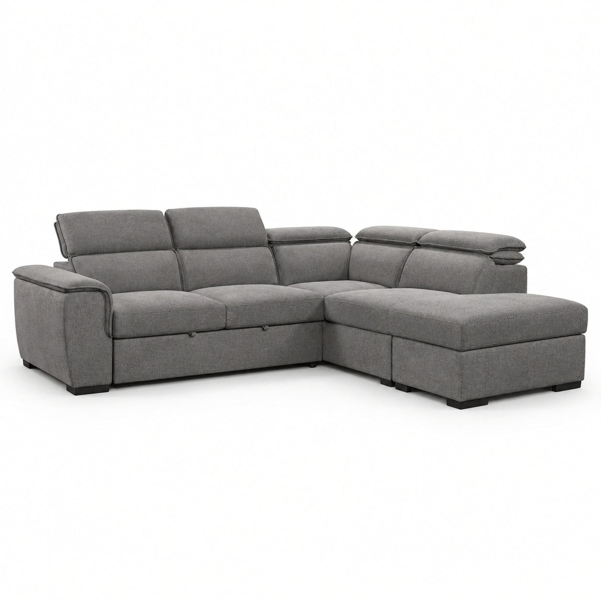 Logan Sleeper Sectional with Storage Ottoman
