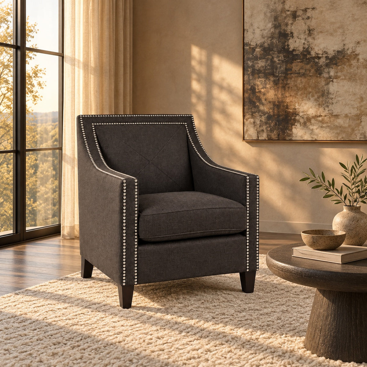 Luca Accent Chair — in a room