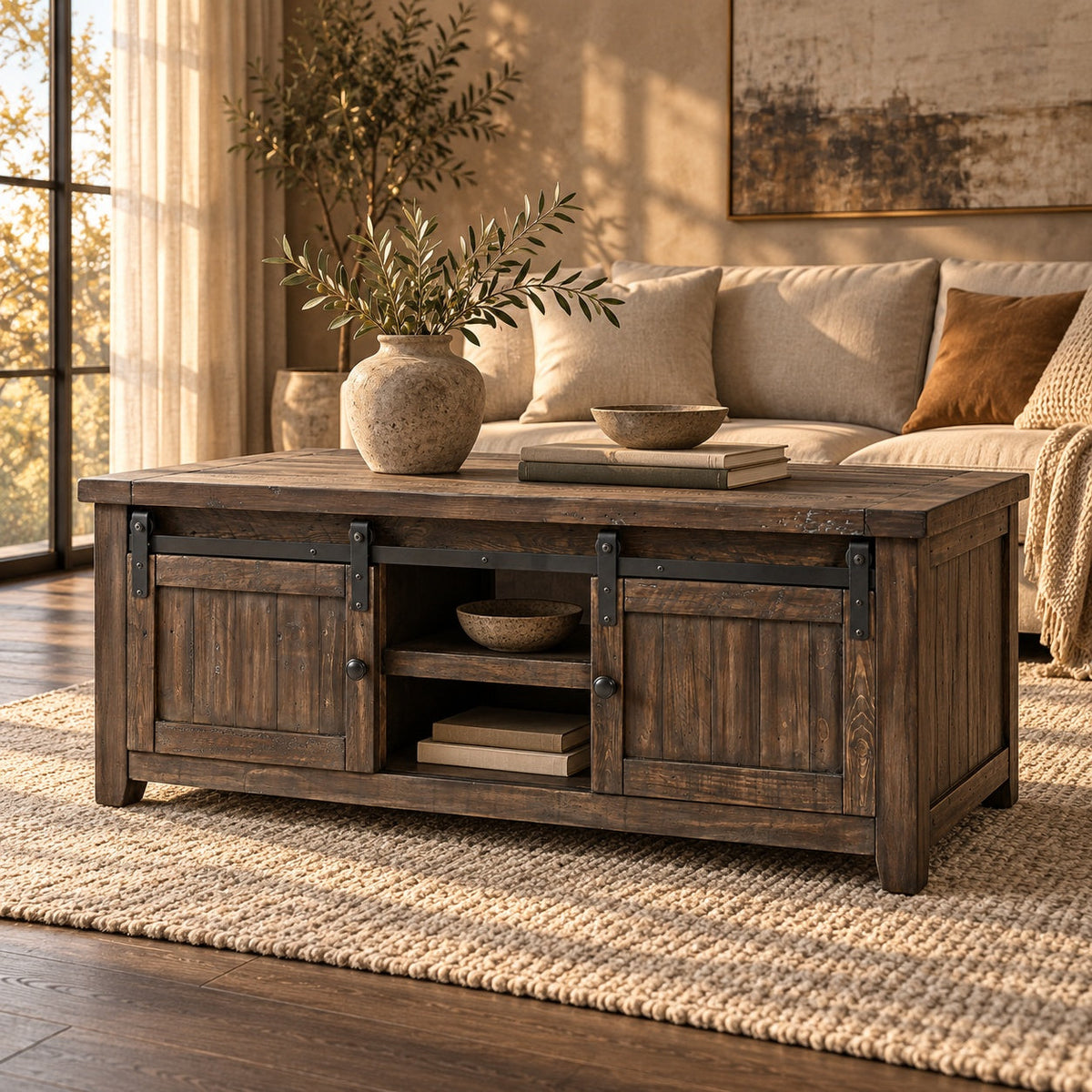 Madison County Coffee Table — in a room