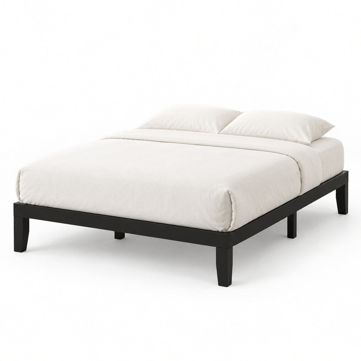 Marty Platform Bed Frame (Black), Queen