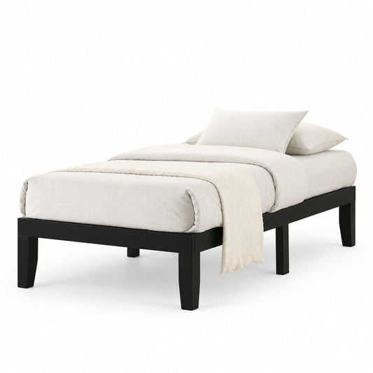Marty Platform Bed Frame (Black), Twin