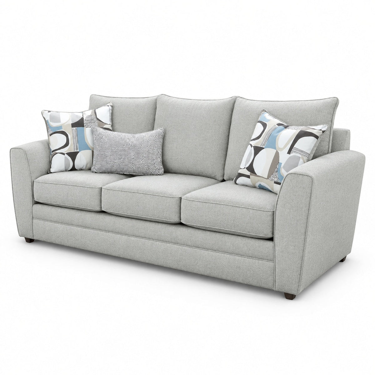 Max Gray Sofa — another angle