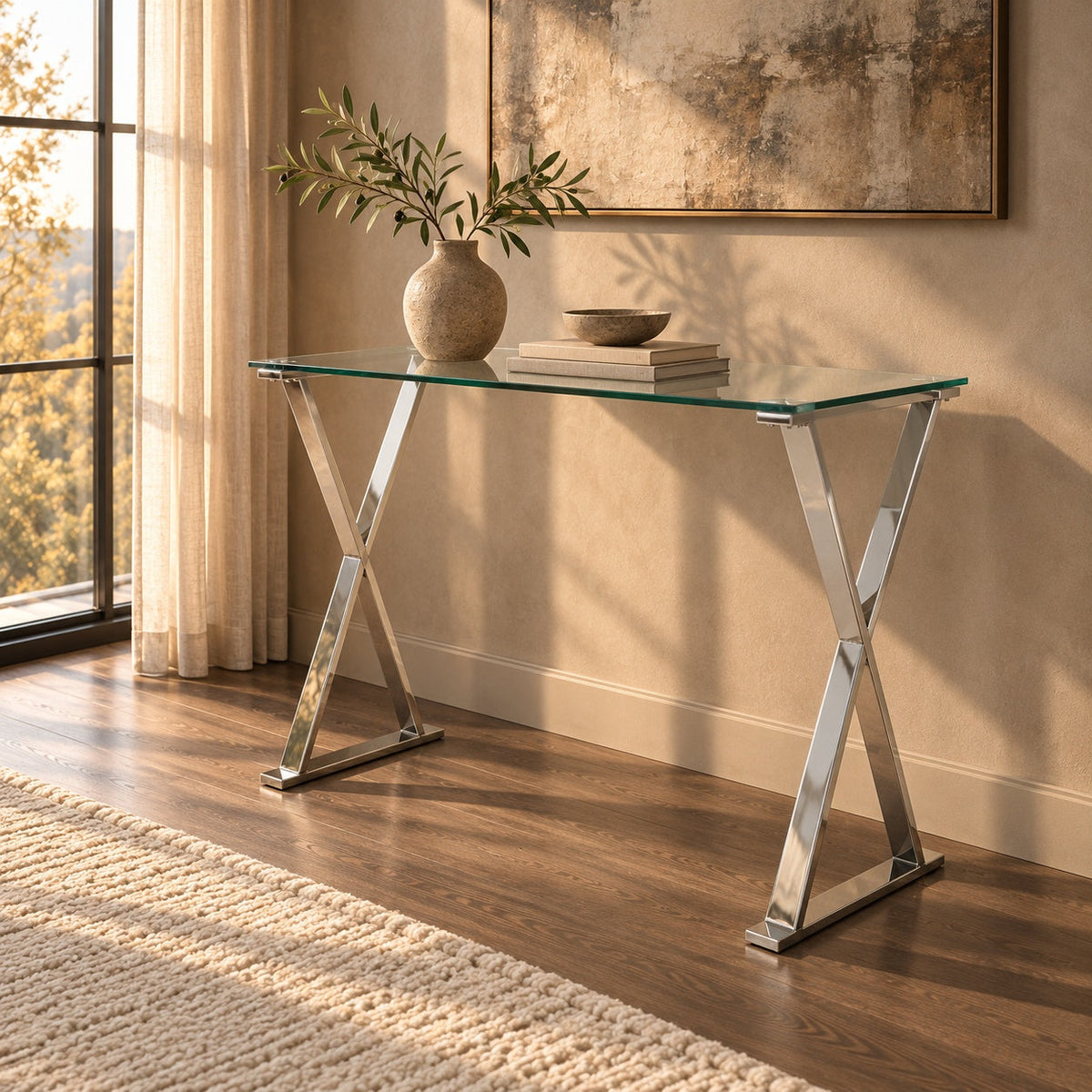 Merlin Sofa Table — in a room
