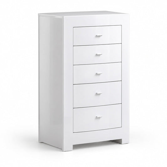 Metro 5 Drawer Chest with Mirror
