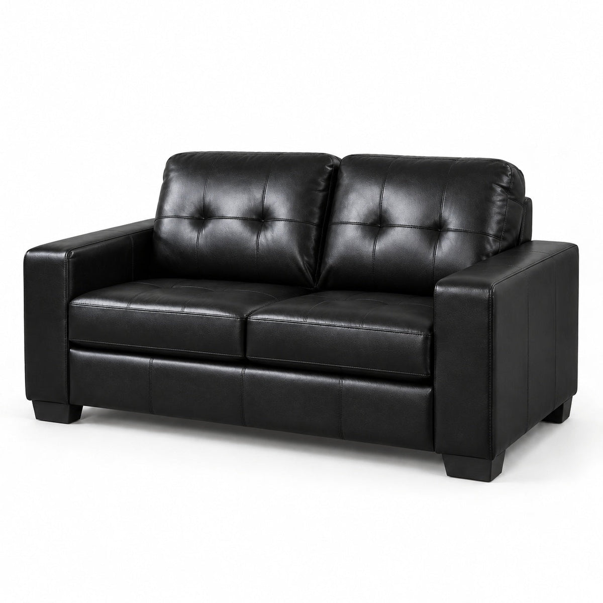 Metro Black Loveseat