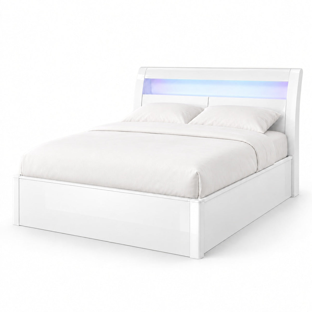Metro Lift Top Storage Bed, Double — another angle
