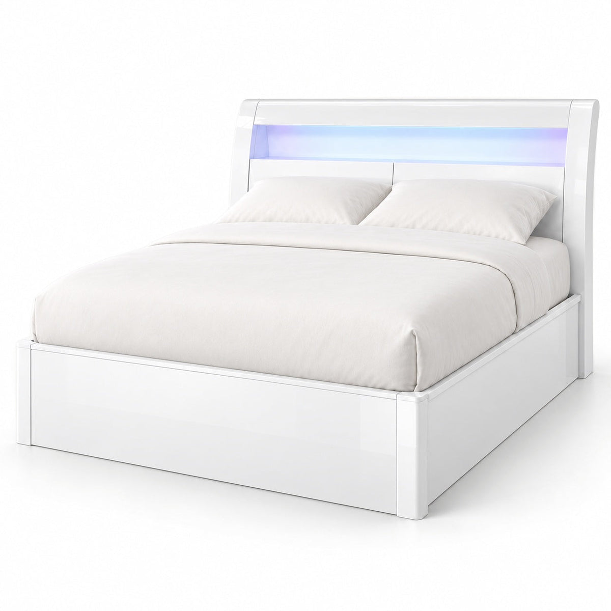 Metro Lift Top Storage Bed, Double — detail