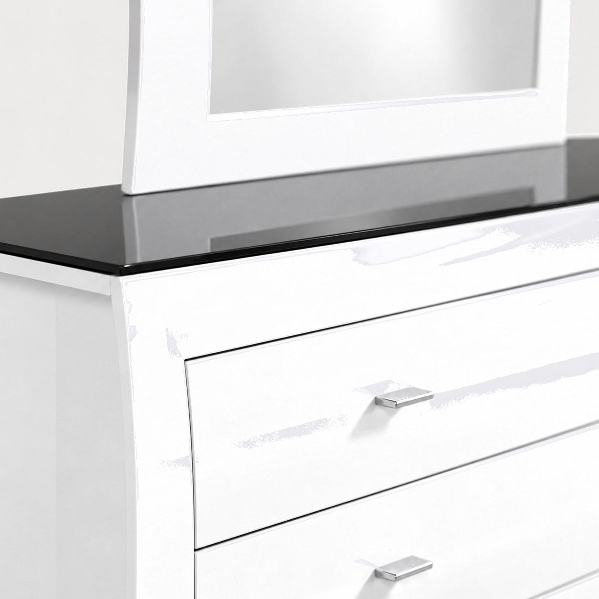 Metro Dresser with Mirror — detail