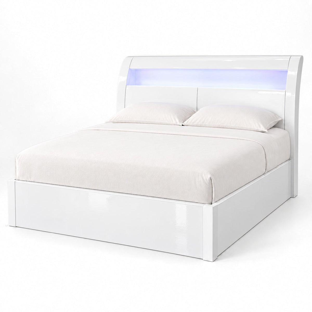 Metro Lift Top Storage Bed, King — detail