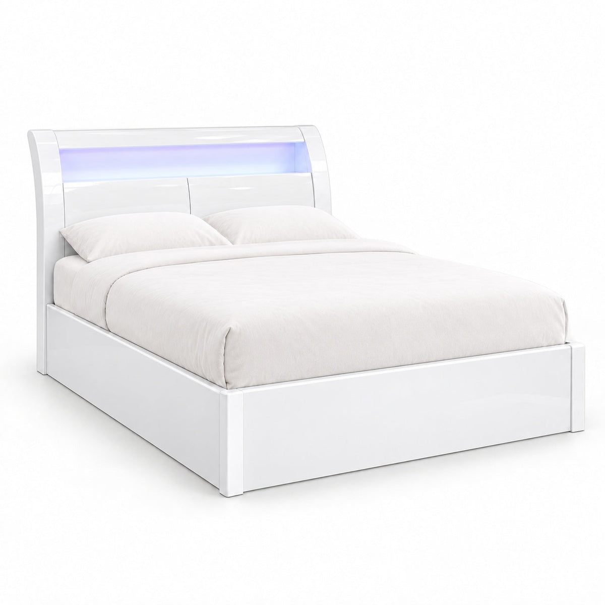 Metro Lift Top Storage Bed, Queen — another angle