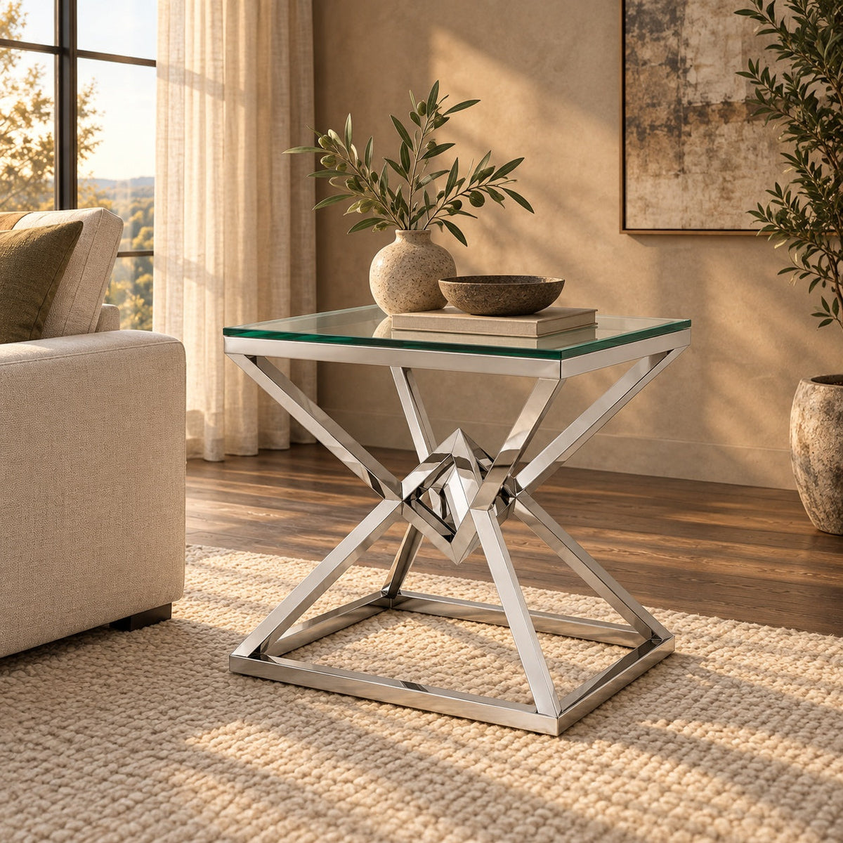 Narnia End Table — in a room