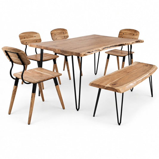 Nature's Dining Table Set (6 Piece)