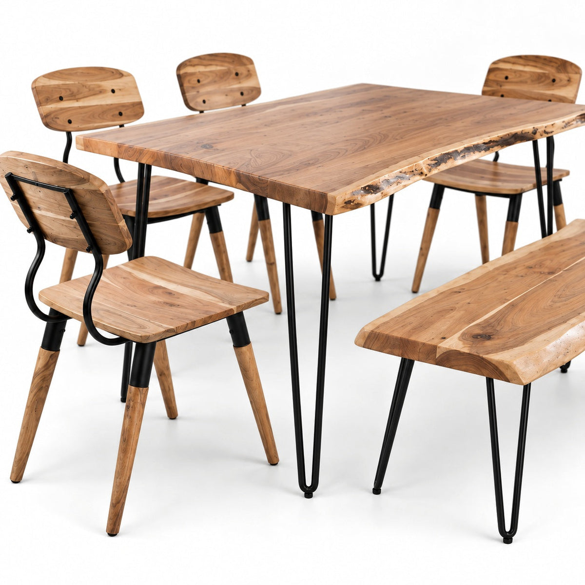 Nature's Dining Table Set (6 Piece) — detail