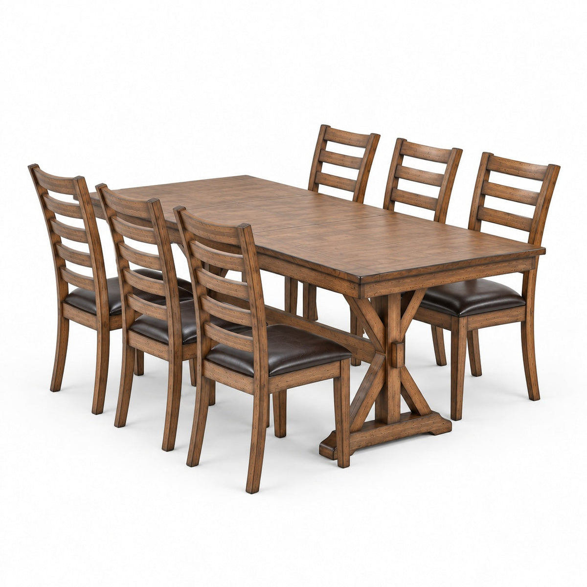 Newport 78" Dining Table Set (7Pc) — another angle