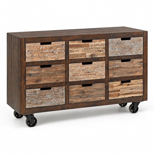Painted Canyon Accent Chest with Wheels