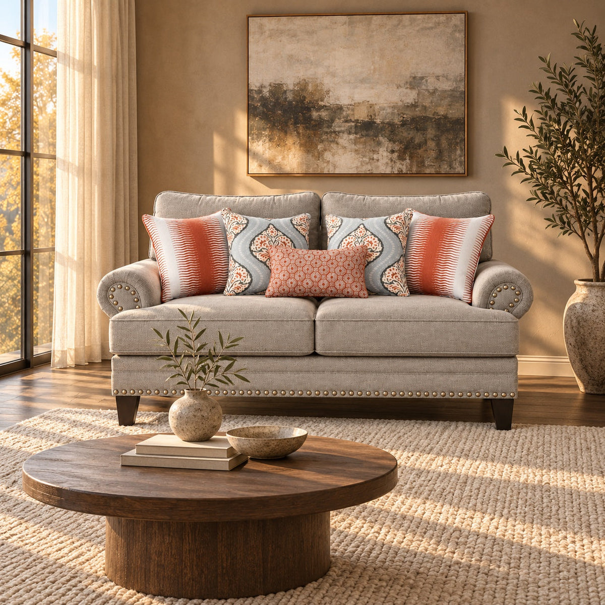 Paradigm Quartz Loveseat — in a room