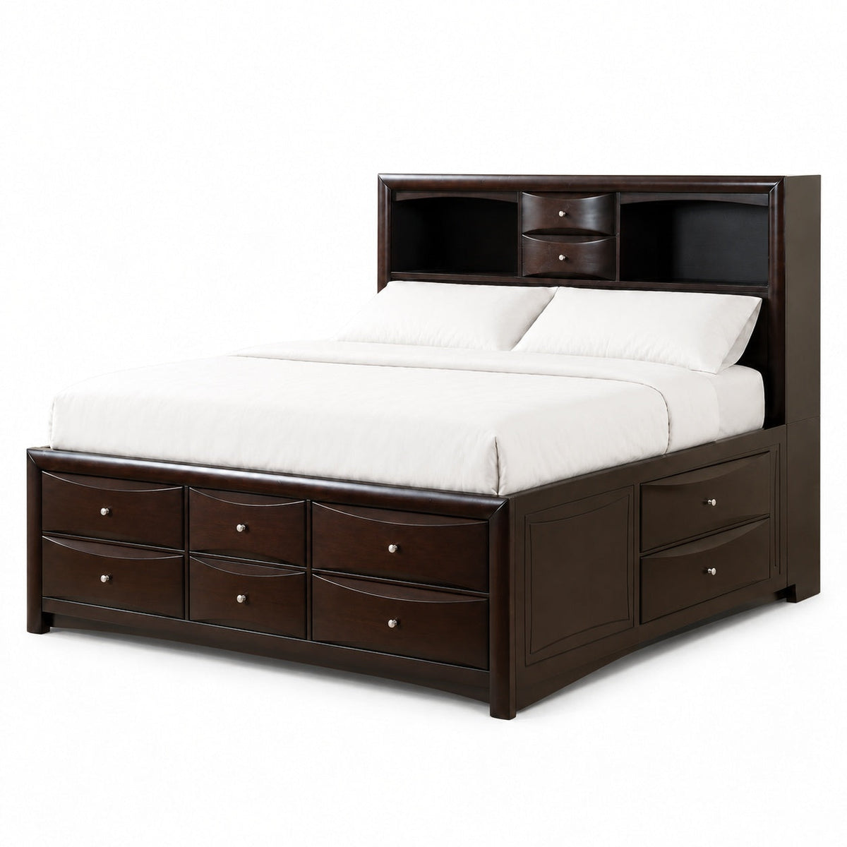 Phoenix Bed with Storage, King — another angle