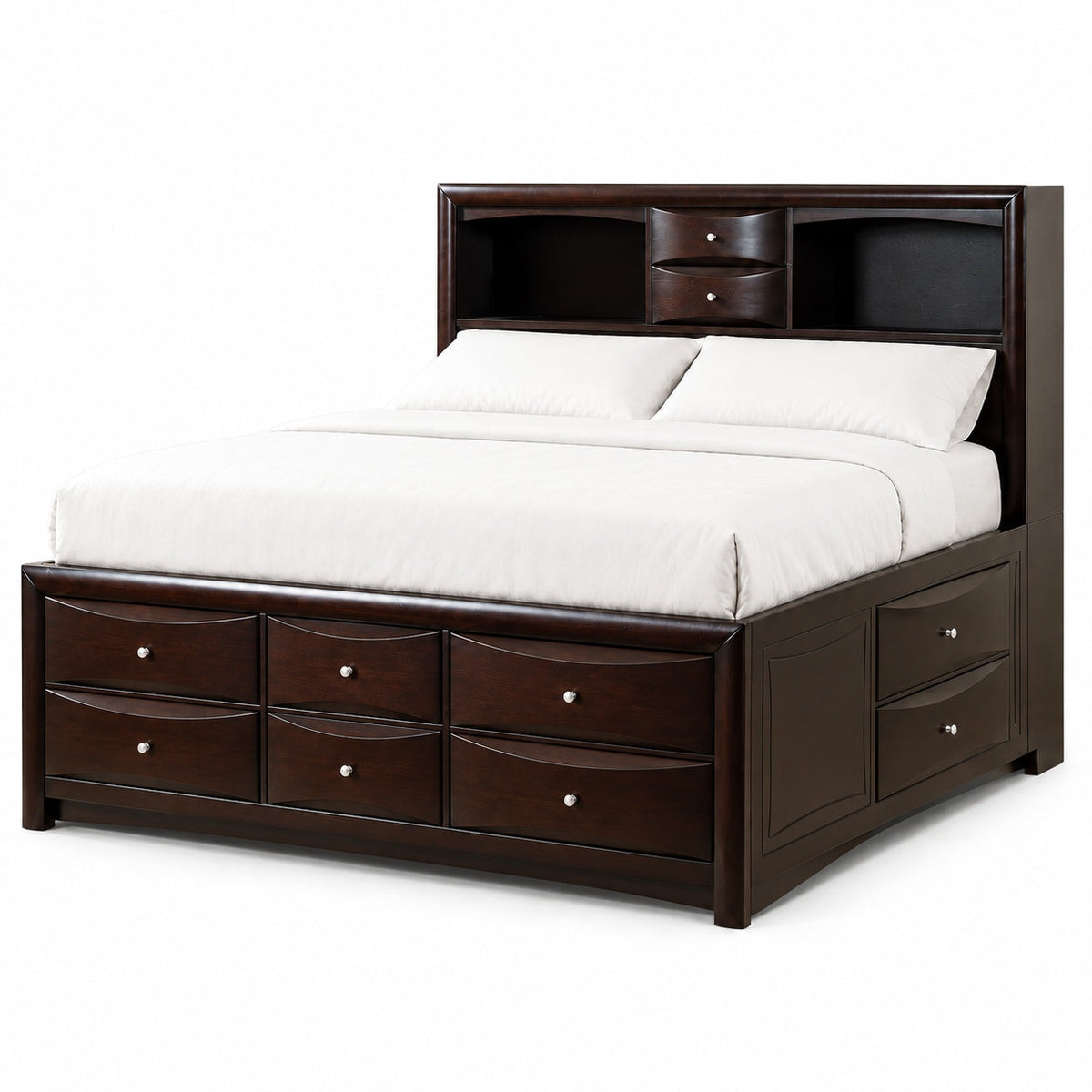 Phoenix Bed with Storage, King — detail