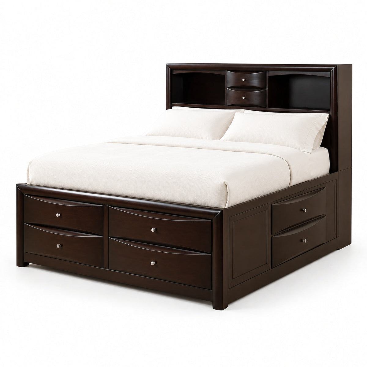 Phoenix Bed with Storage, Queen — another angle