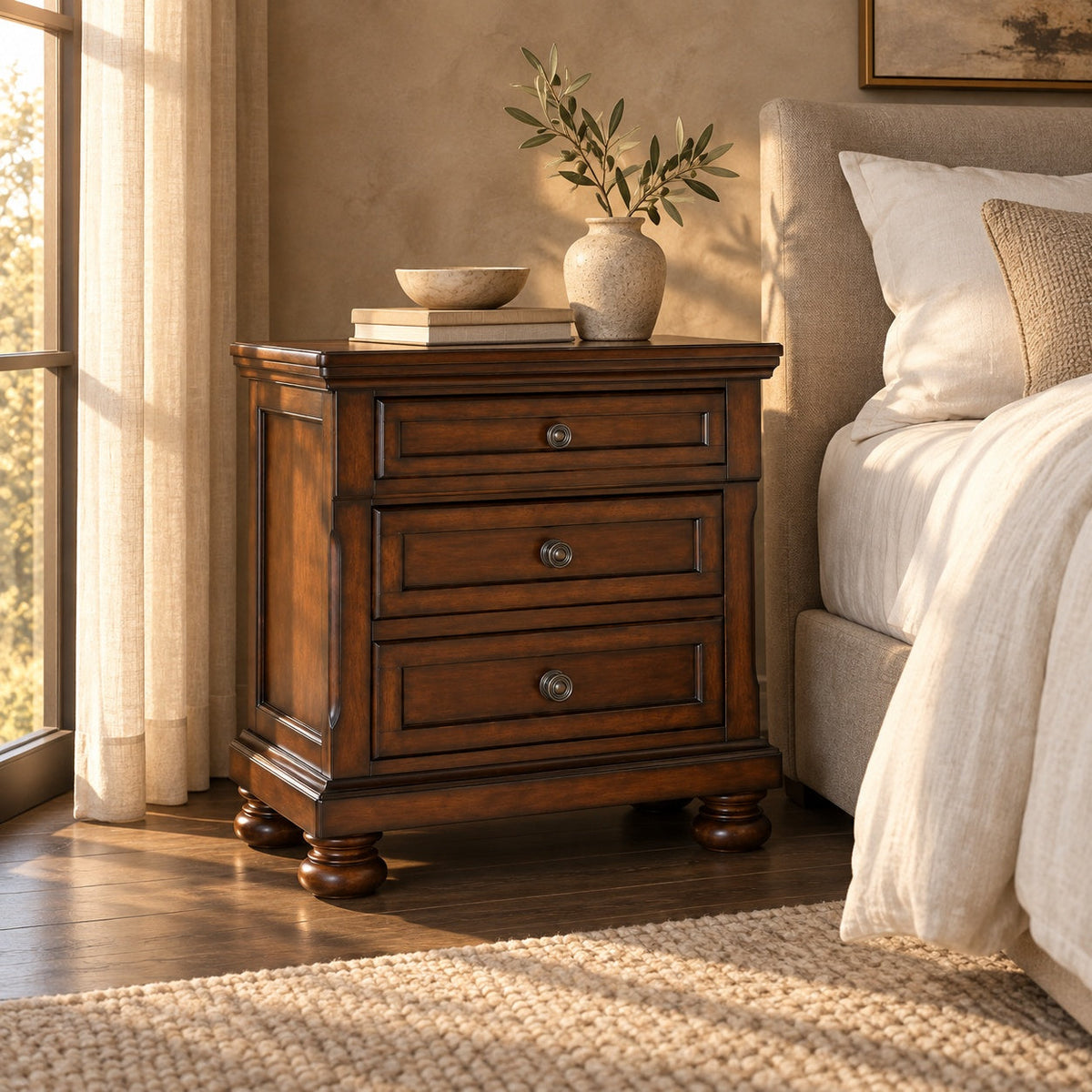 Poloski Night Stand — in a room
