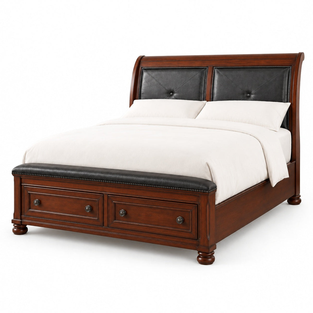 Poloski Queen Storage Bed — detail