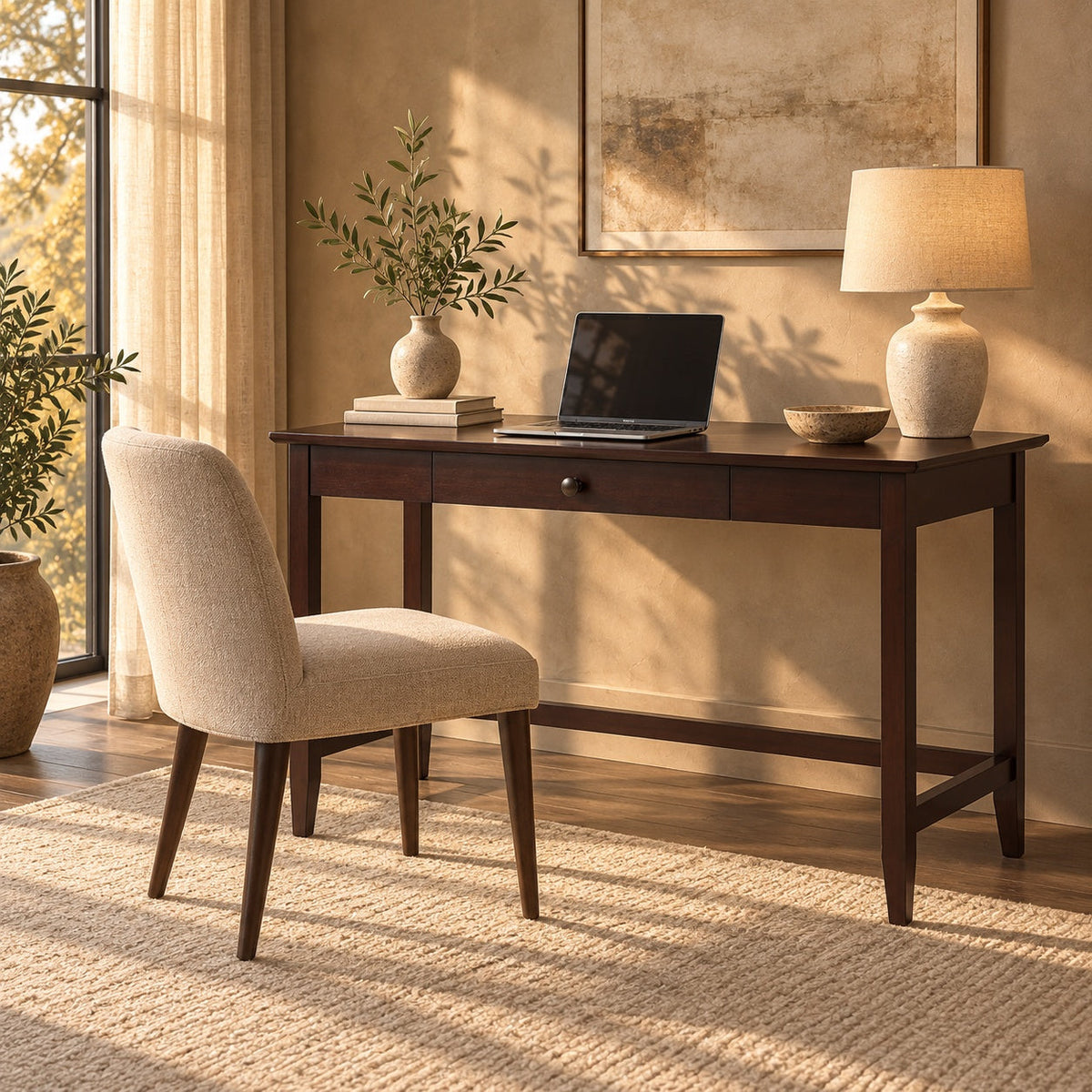 Quadra Office Desk — in a room