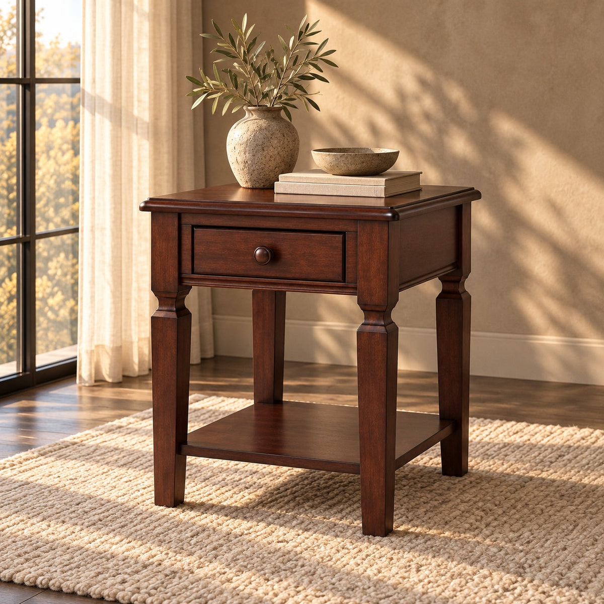 Santa Fe 18" End Table — in a room