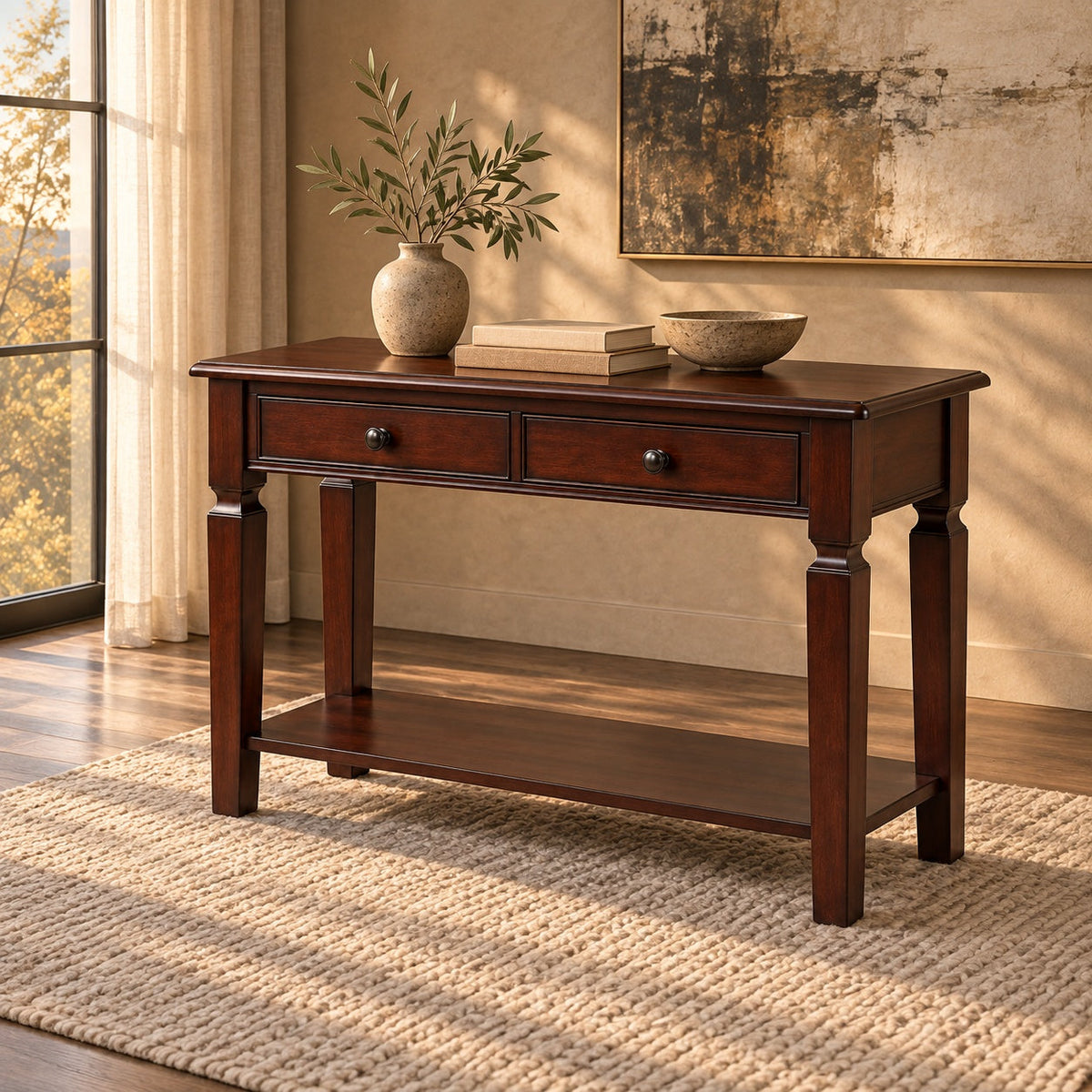 Santa Fe 48" Sofa Table — in a room