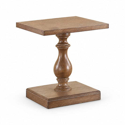 Sonoma 22" Pedestal End Table (Grey)