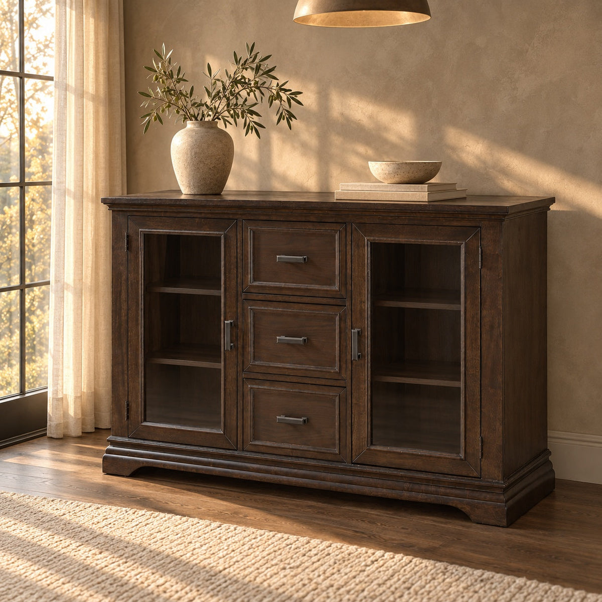 Sonoma 54" Sideboard - Espresso — in a room