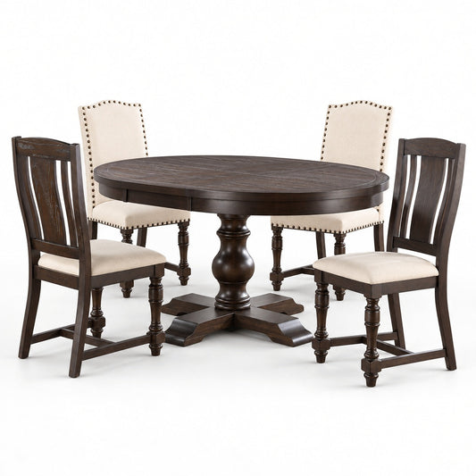 Sonoma 66" Oval Dining Table Set (5 Pc)