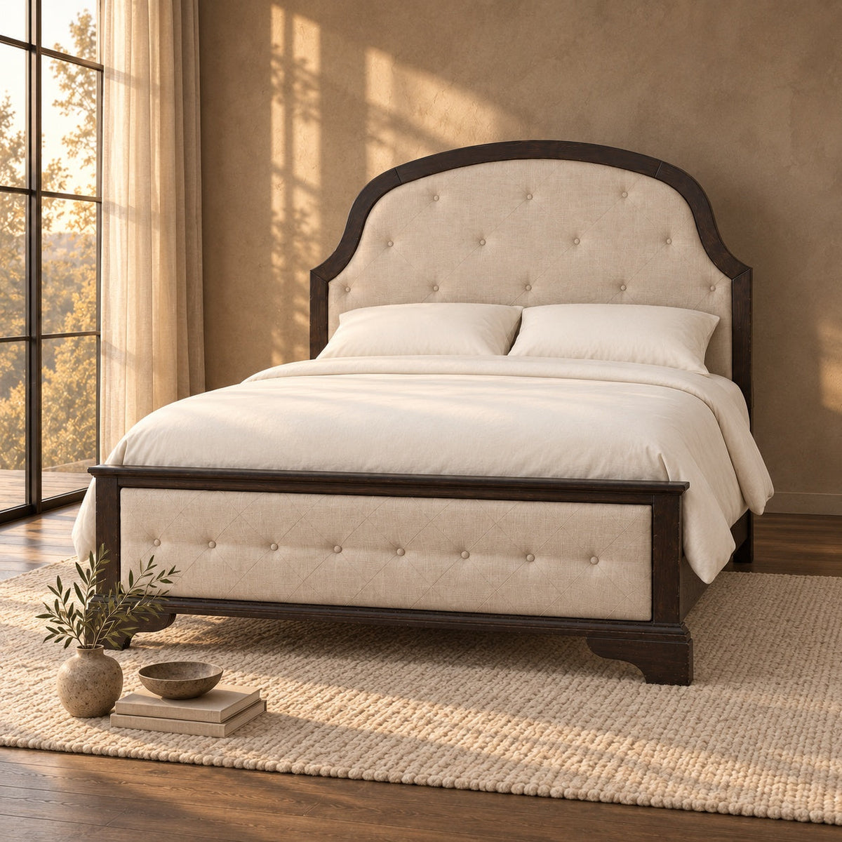Sonoma Queen Bed — in a room