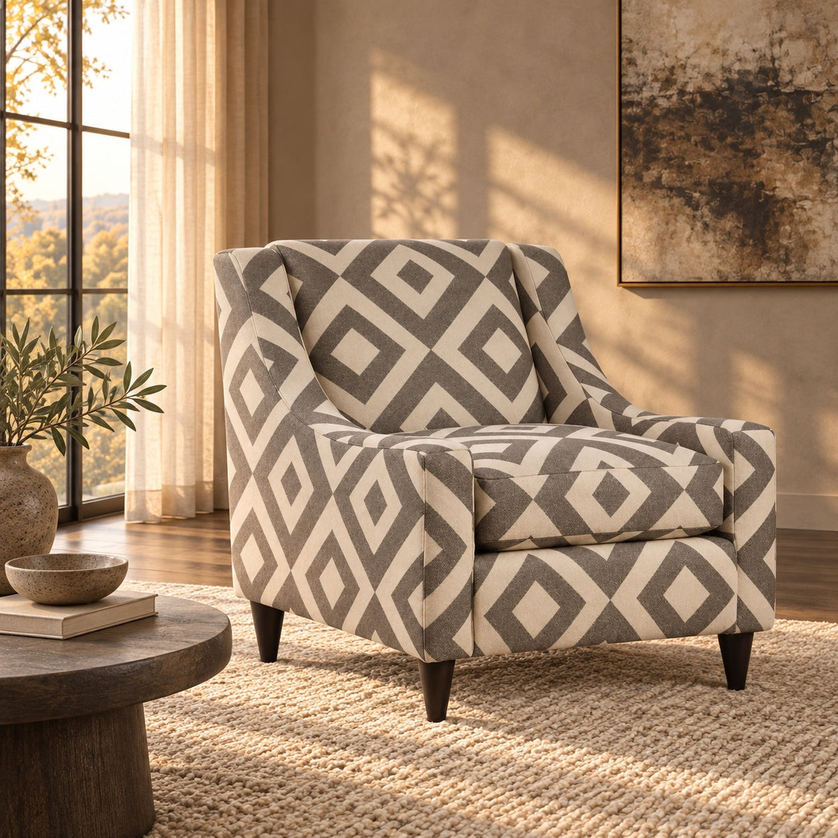 Uptown Accent Chair — in a room