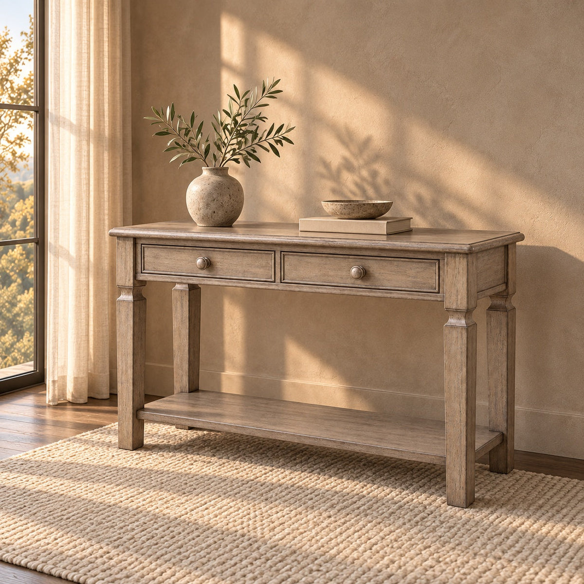 Ventura 48" Sofa Table — in a room