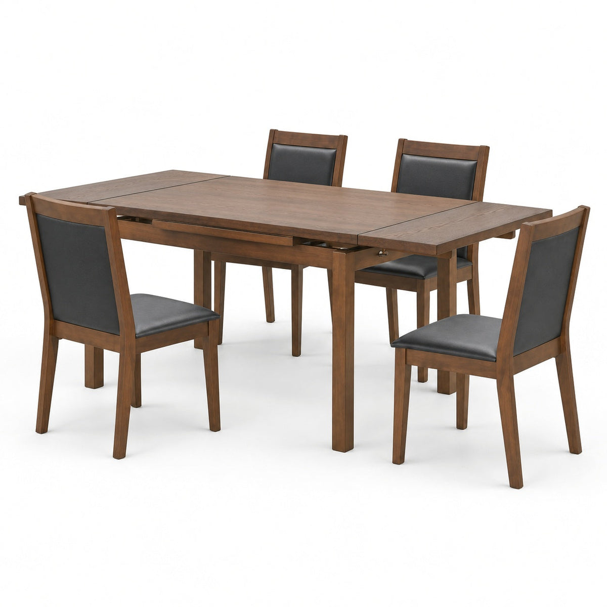 Walsh 71" Extension Table Set (5 Pc) — another angle