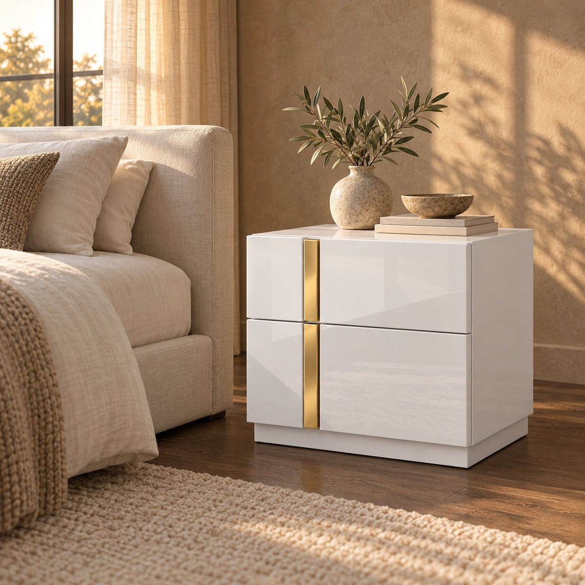 Zivah Night Stand — in a room